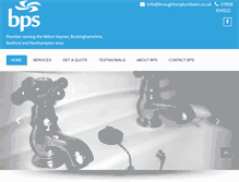 Tablet Screenshot of broughtonplumbers.co.uk
